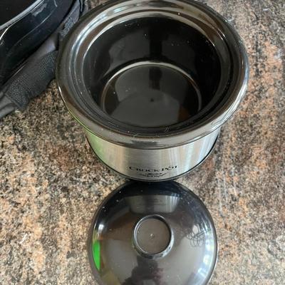 Crock Pot Little Dipper 16oz Mini Slow Cooker Stainless Model.