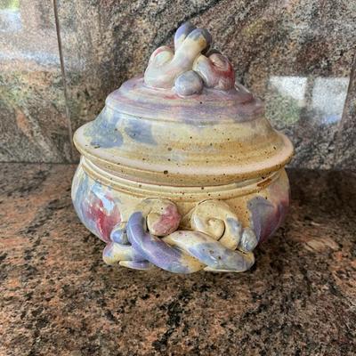 Lot of Vintage, Hand made and Painted Plates, Bowls and Cake Stand