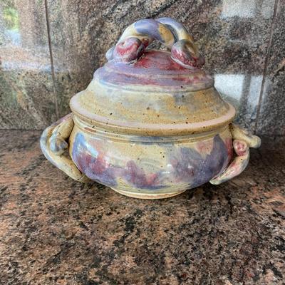 Lot of Vintage, Hand made and Painted Plates, Bowls and Cake Stand