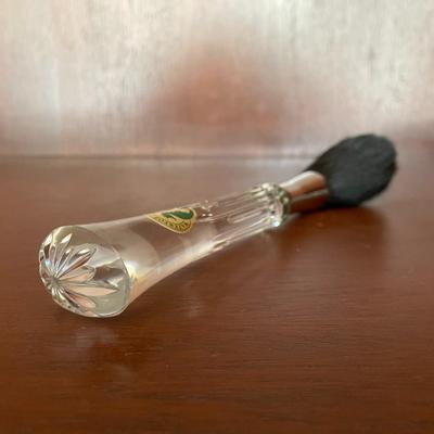 Vintage Waterford Crystal Makeup Brush