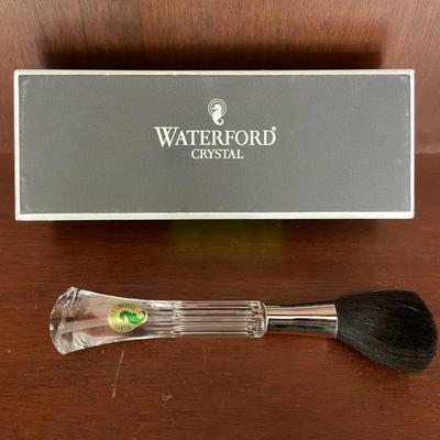 Vintage Waterford Crystal Makeup Brush
