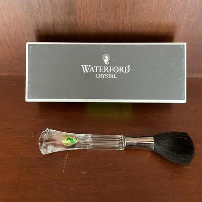 Vintage Waterford Crystal Makeup Brush