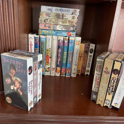 Lot of VHS Tapes of Various Movies