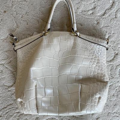 Women's Purse /Coach Madison Sophia Crocodile Embossed Leather Shoulder Bag Purse