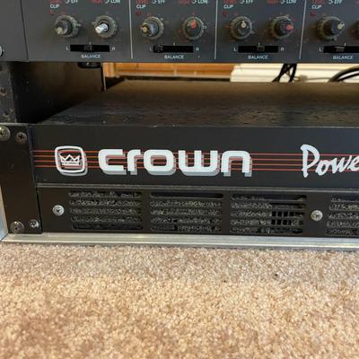 TASCAM 112 MKII Professional Audio Cassette Player with Crown PB-1 Power Base-1 Power Amplifier