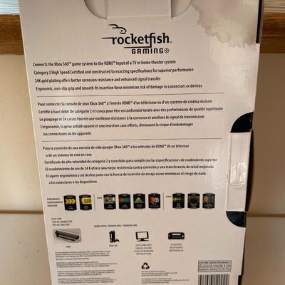 NEW! XBOX 360 Rocketfish Gaming Premium Green HDMI Cable 8 Ft