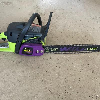 Poulan Wild Thing 18 inch Chain Saw.