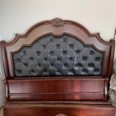 King size bed Headboard, Frame and Dresser