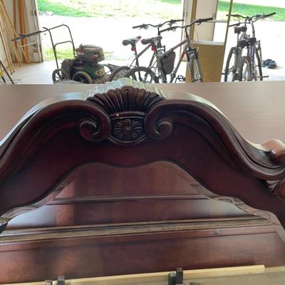 King size bed Headboard, Frame and Dresser