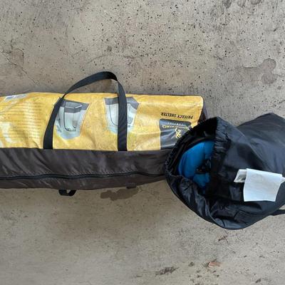 Outdoor Adventure- Sleeping bag and Tent.