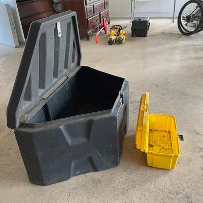Poly Triangle Trailer Box and Tool Box.