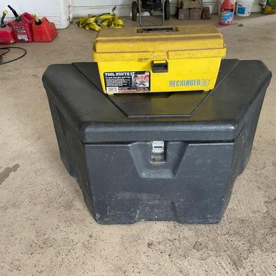 Poly Triangle Trailer Box and Tool Box.