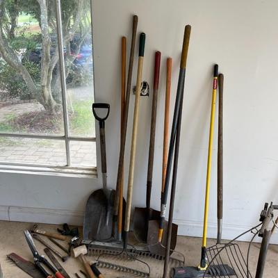 Lot of Yard and Gardening Tools