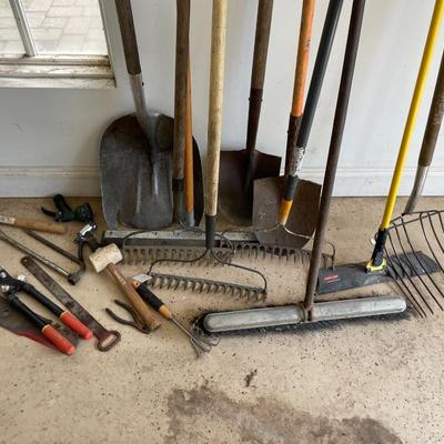 Lot of Yard and Gardening Tools