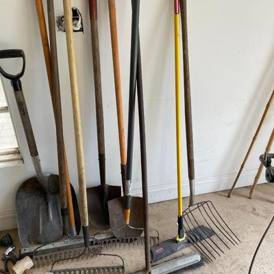 Lot of Yard and Gardening Tools