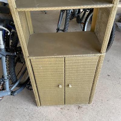 Rattan Book Shelf