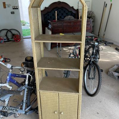 Rattan Book Shelf