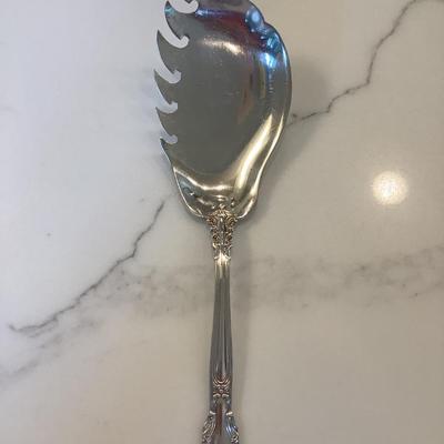 Silver- entree or macaroni server