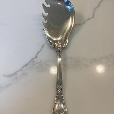 Silver- entree or macaroni server