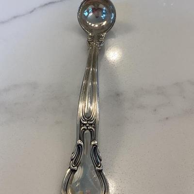 Silver- mustard ladle