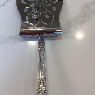 Silver- asparagus server