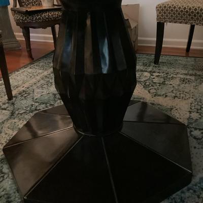 GDC star pattern veneer round table 30”H 56”diameter