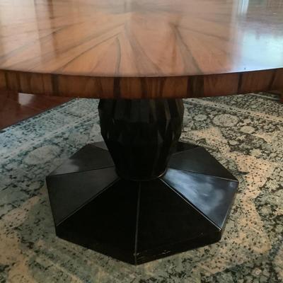 GDC star pattern veneer round table 30”H 56”diameter