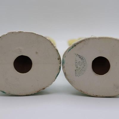1940s Stewart B. McCulloch California Ceramic Cranes (2)