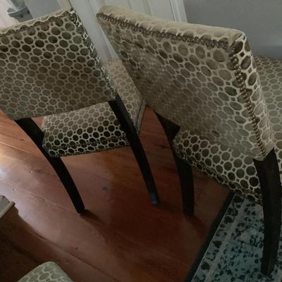 Matching chairs 36”H 19”W 22”depth