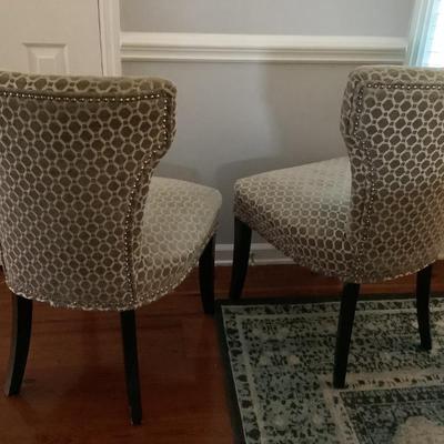 Matching chairs 36”H 23”W 18”depth