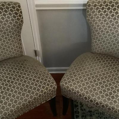 Matching chairs 36”H 23”W 18”depth
