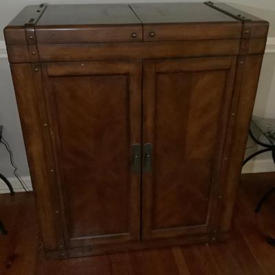Vanguard Bar Cabinet 43”H 36”L closed 72”L open 18”depth