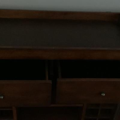 Vanguard Bar Cabinet 43”H 36”L closed 72”L open 18”depth