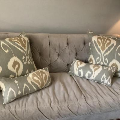 Custom made pillow shams -4 shams with pillows