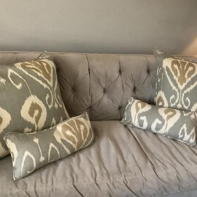 Custom made pillow shams -4 shams with pillows