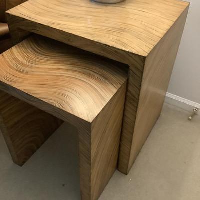 Nesting tables larger- 26”H 22”L 18”depth smaller- 22”H 17.5”L 18”depth