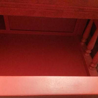 Secretary desk chest 4 drawer 39”H 41”L 21”depth