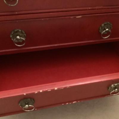 Secretary desk chest 4 drawer 39”H 41”L 21”depth