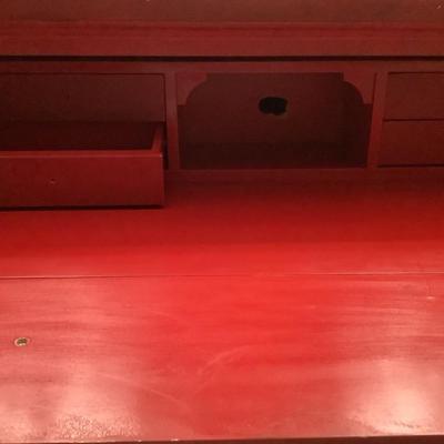 Secretary desk chest 4 drawer 39”H 41”L 21”depth