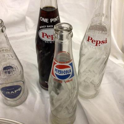 Fiesta Ice Bucket, Pepsi Bottles in Cardboard Carrier, Grape Pop Bottle