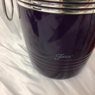 Fiesta Ice Bucket, Pepsi Bottles in Cardboard Carrier, Grape Pop Bottle