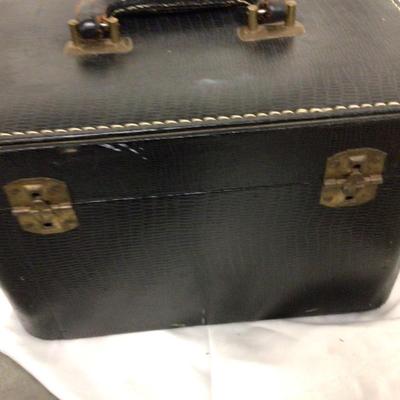 Vintage Makeup Case, Book, World Cup Stamp Collection