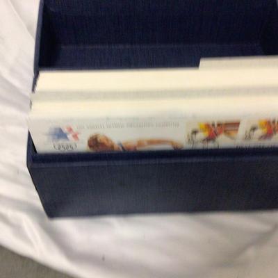 Vintage Makeup Case, Book, World Cup Stamp Collection