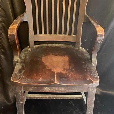 Vintage Wooden Office Chair