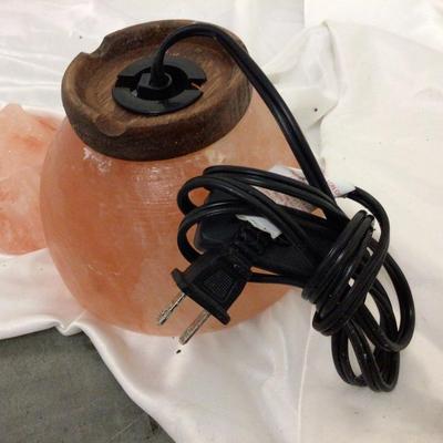 Himalayan Salt Light and Set Of Stones