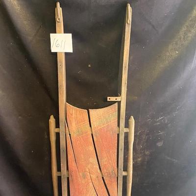 Antique Wooden Sled