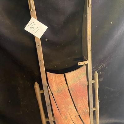 Antique Wooden Sled