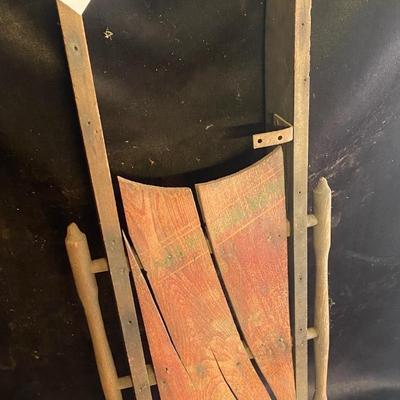 Antique Wooden Sled