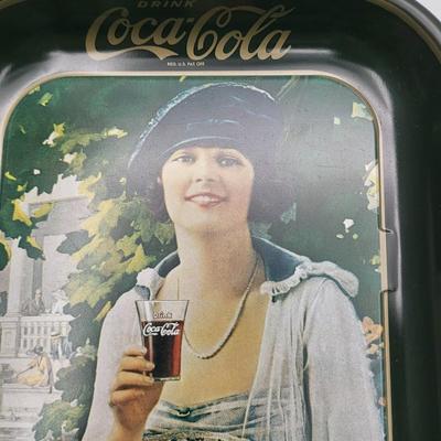 Coca-Cola Tin Trays 1973, Expo 1986 + 4 Tumblers
