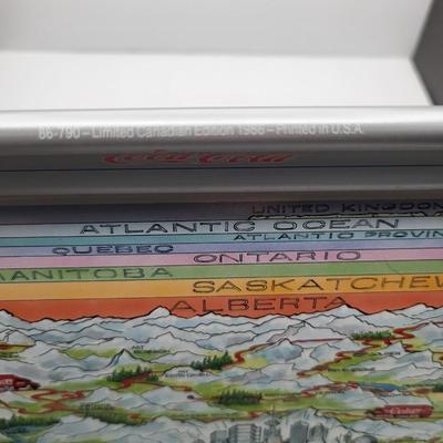 Coca-Cola Tin Trays 1973, Expo 1986 + 4 Tumblers